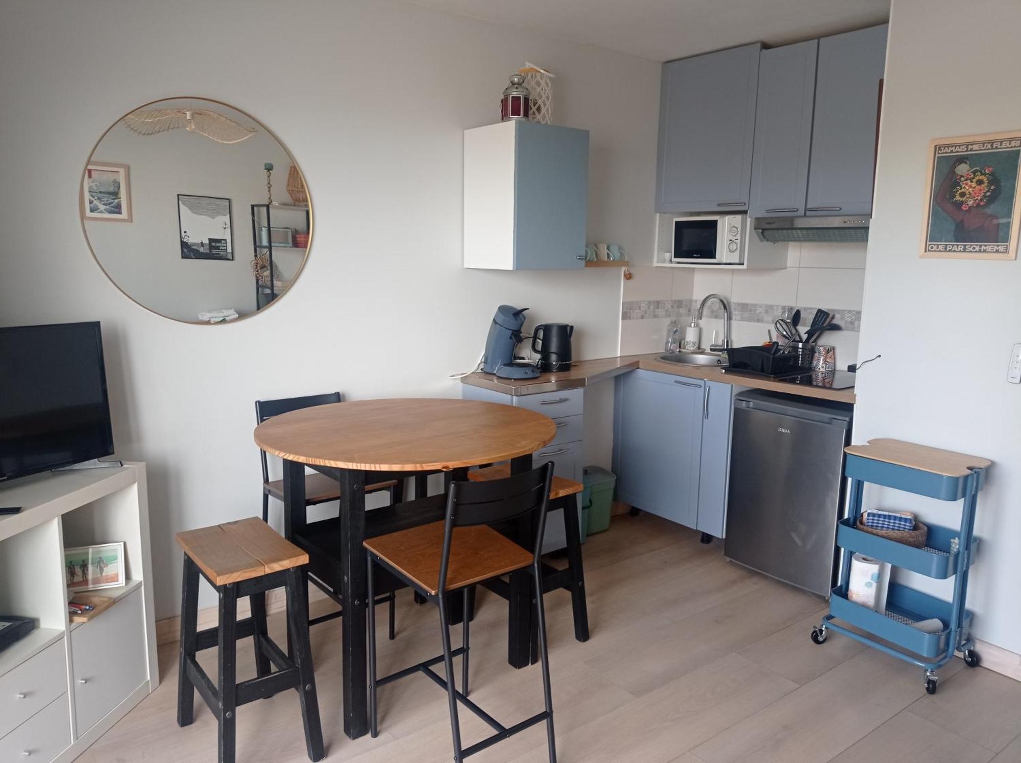 Le Studio Galliéni vue panoramique face mer a fait peau neuve! Pornichet Esterno foto